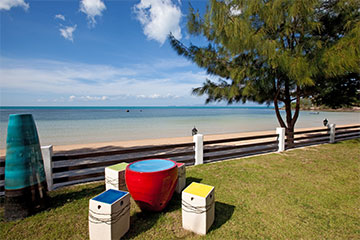 Samui Holiday Homes presents beach front house rental at The Emerald Villa 4, Koh Samui, Thailand