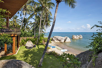 Samui Holiday Homes presents private luxury beach house at Baan HinYai, Koh Samui, Thailand