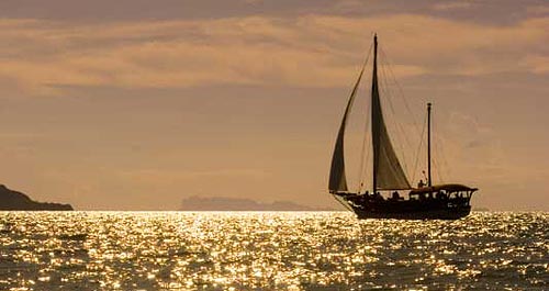 Kaisso Kaia sailing yacht sunset cruise