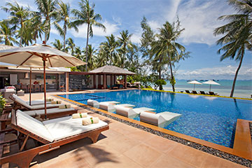 Samui Holiday Homes presents private luxury beach house at Baan Kilee, Koh Samui, Thailand