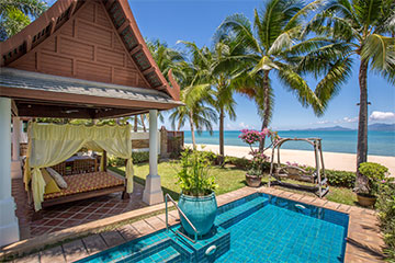 Samui Holiday Homes presents private luxury beach house rental at Miskawaan Villa Bougainvillea, Koh Samui, Thailand