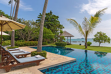 Samui Holiday Homes presents private beach house rental at Ban Sairee, Koh Samui, Thailand