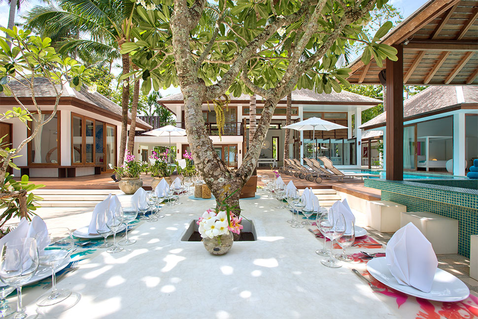 Ban Suriya - Lipa Noi Beachfront Villa in Koh Samui, Thailand.