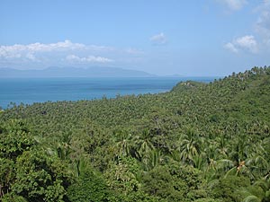 Samui Holiday Homes presents views from the Santiburi golf course on Koh Samui.