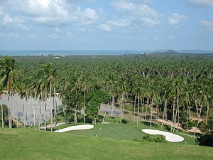 Samui Holiday Homes presents a fairway at the Santiburi Samui golf course.